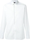 Lanvin Contrast-trim Single-cuff Cotton Shirt In White