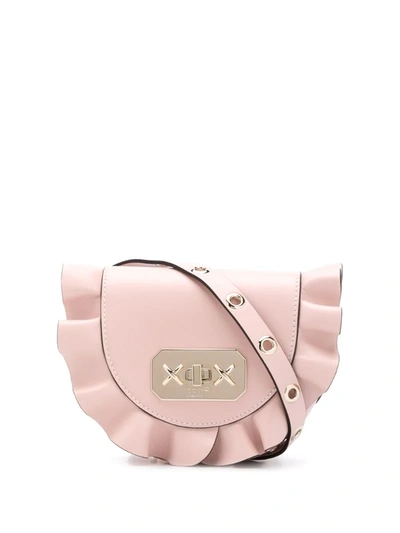 Red Valentino Rock Ruffles Belt Bag In Pink