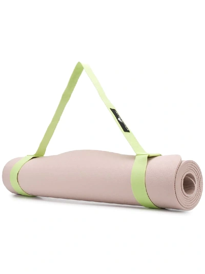 Adidas By Stella Mccartney Embossed Logo Yoga Mat In Pink