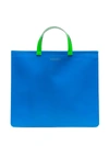 Comme Des Garçons Shopper In Colour-block-optik In Blue