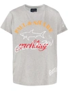 Paul & Shark Yachting Logo T-shirt In Grey