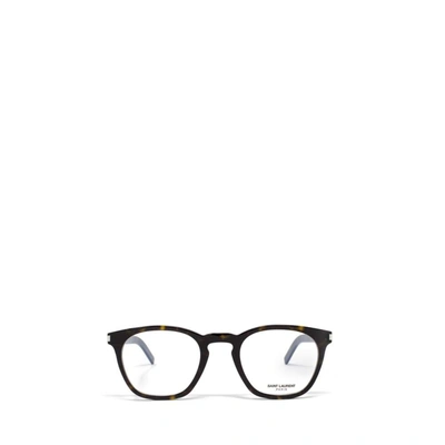 Saint Laurent Men's Brown Acetate Glasses