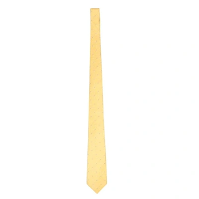 Fendi Yellow Silk Tie