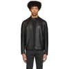 Belstaff Black Leather Outerwear Jacket
