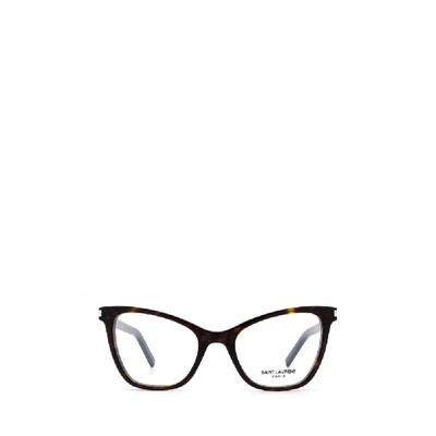 Saint Laurent Women's Brown Acetate Glasses