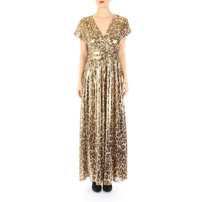 Aniye By Women's Gold Polyester Dress