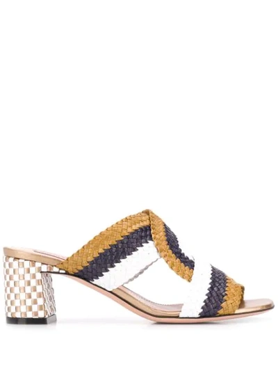 Bally Woven Sandals In Neutrals