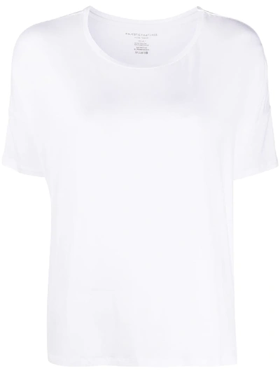 Majestic Loose-fit Plain T-shirt In White