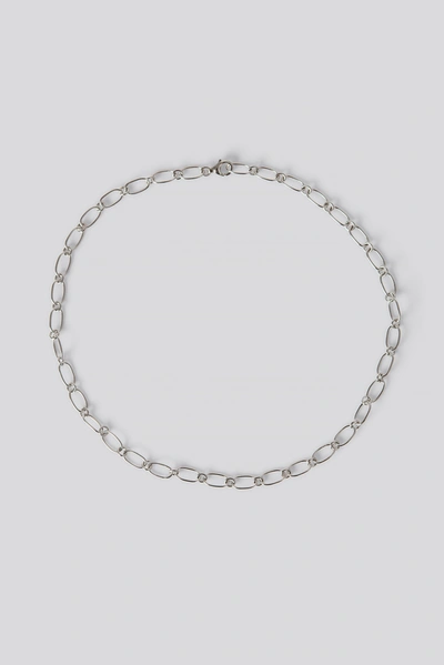 Na-kd Sterling Silver Thin Chain Necklace - Silver