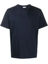 Filippa K Plain Crew Neck T-shirt In Blue