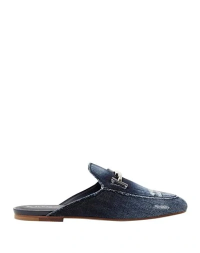 Tod's Mules And Clogs In Blue