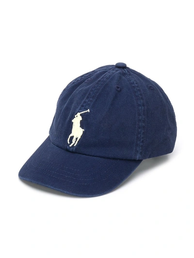 Polo Ralph Lauren Embroidered Logo Cap In Blue