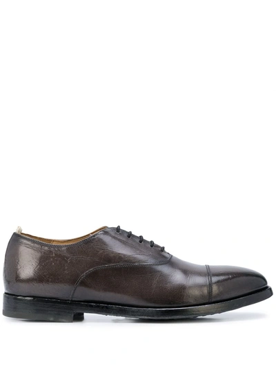 Officine Creative Revien 004 Low-heel Oxford Shoes In Grey