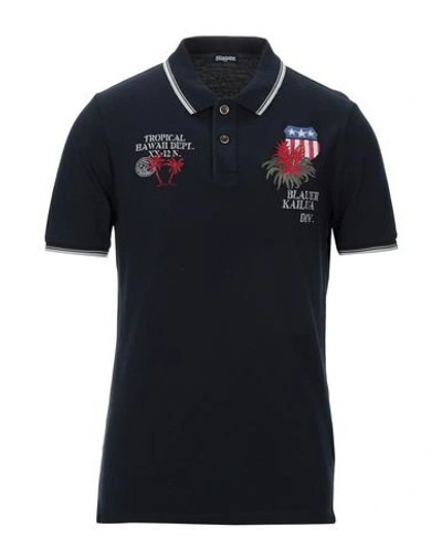 Blauer Polo Shirts In Blue