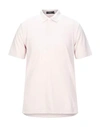 Theory Polo Shirts In Light Pink