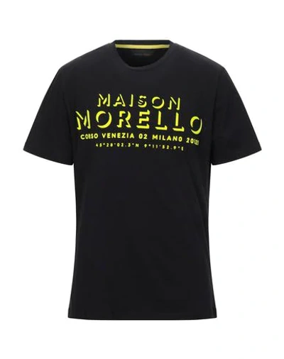 Frankie Morello T-shirts In Black