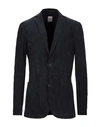 Andrea D'amico Suit Jackets In Dark Blue