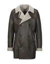 Andrea D'amico Coat In Dark Brown