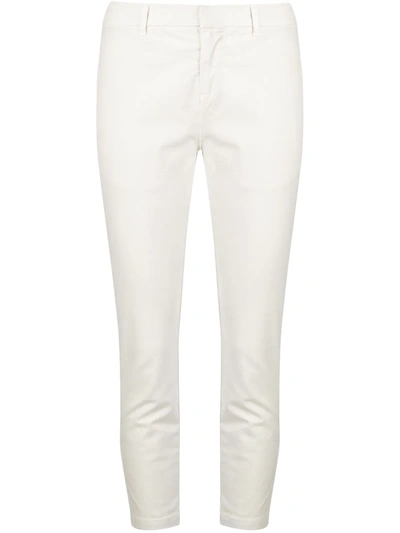 Nili Lotan Cropped Slim-fit Trousers In White