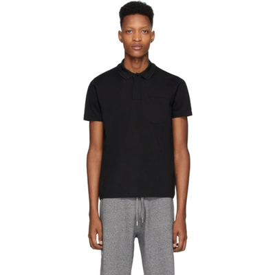 Kenzo Fitted Polo Shirt In 99 Black