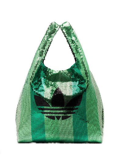 Adidas Originals Adidas X Anna Isoniemi Shopper Mit Pailletten In Green