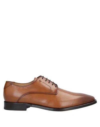 Antonio Maurizi Laced Shoes In Camel