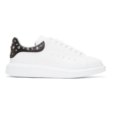 Alexander Mcqueen Studded Low Top Sneaker In White