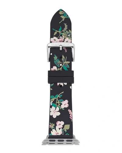 Kate Spade 38-40mm Floral Silicone Apple Watch Strap In No Color