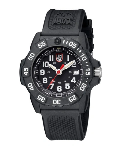 Luminox Men's Navy Seal 3500 Series Carbonox Watch In Black