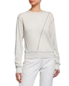 Rag & Bone The Knit Rib Pullover In Earl Gray