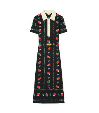 floral polo dress