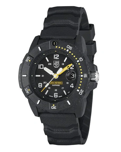 Luminox Men's 45mm Navy Seal 3600 Carbonox Watch In Black