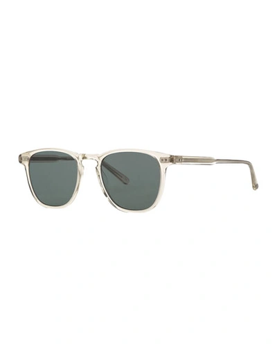 Garrett Leight Men's Brooks 47 Square Sunglasses In Blue