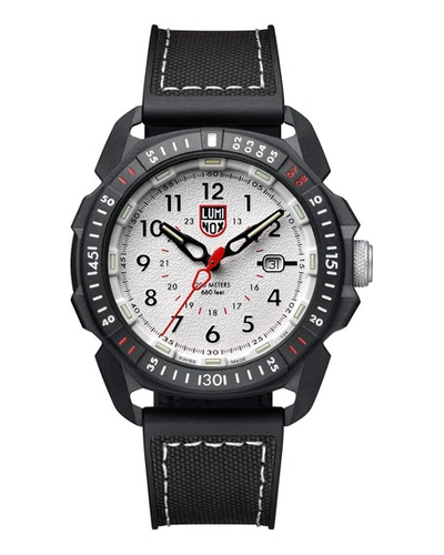 Luminox Men's 44mm Ice-sar Arctic 1000 Carbonox Watch In Black