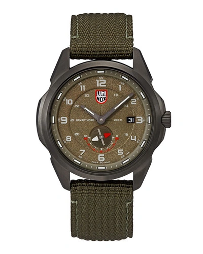 Luminox Men's 42mm Atacama Adventurer 1760 Bracelet Watch In Green