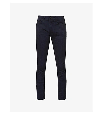 Paige Lennox Slim-fit Skinny Stretch-denim Jeans In Inkwell (blue)