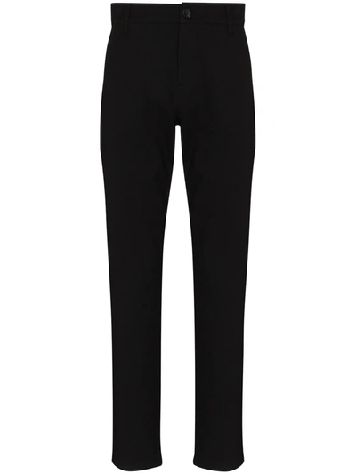 Paige Lennox Slim-fit Crocodile-print Jeans In Black