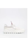 Fendi Monster Knit Mesh Trainers In White