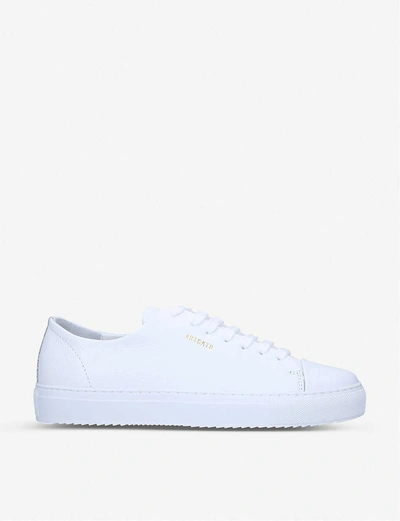 Axel Arigato Logo-embroidered Leather Trainers In White