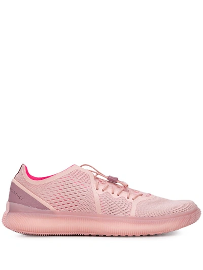 Adidas By Stella Mccartney Pureboost Mesh Trainers In Pink