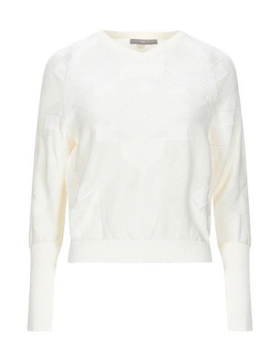 High By Claire Campbell Sweater In White
