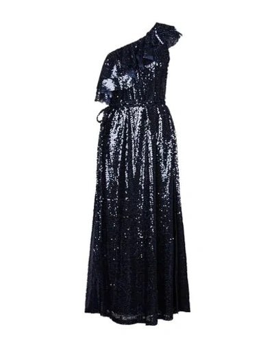 In The Mood For Love Long Dresses In Dark Blue