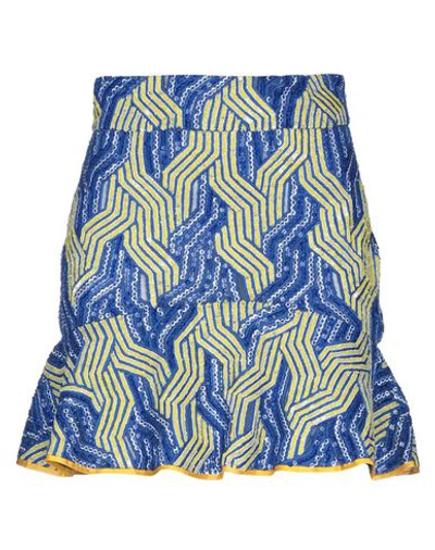 Dsquared2 Mini Skirts In Blue