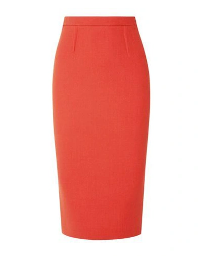 Roland Mouret 3/4 Length Skirts In Orange
