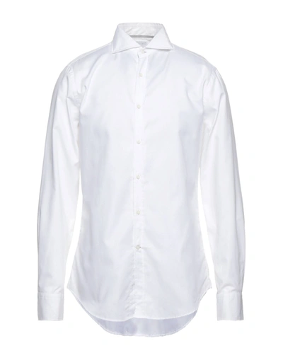 Brunello Cucinelli Cotton Shirt In White