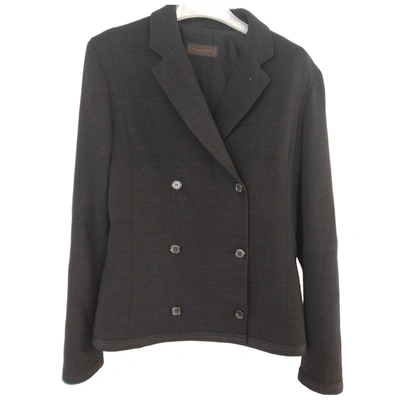 Pre-owned Narciso Rodriguez Wool Suit Jacket In Black