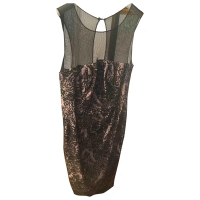 Pre-owned Luisa Beccaria Black Lace Dress