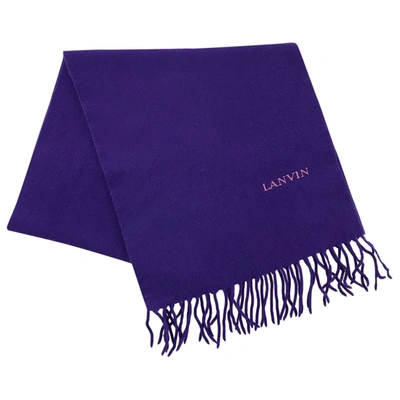 Pre-owned Lanvin Cashmere Scarf