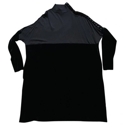 Pre-owned Jean Paul Gaultier Velvet Mid-length Dress In Black