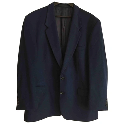 Pre-owned Courrèges Cashmere Waistcoat In Blue